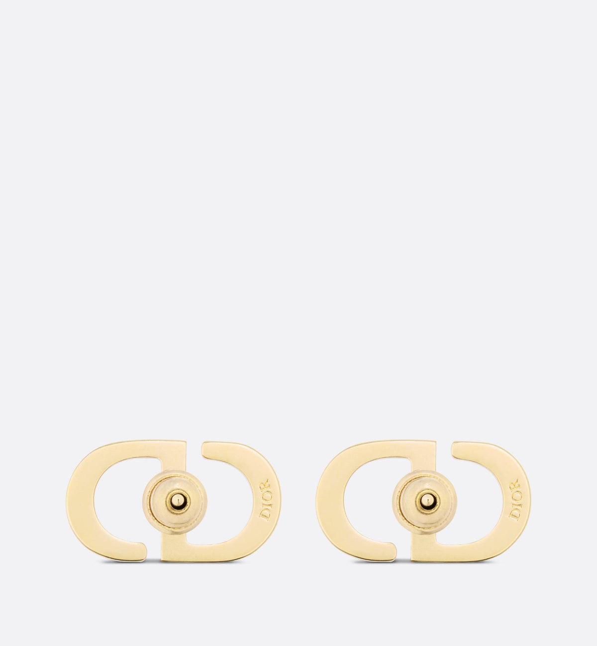 Dior Petit Stud Fuchsia Crystals 18K Gold Earrings